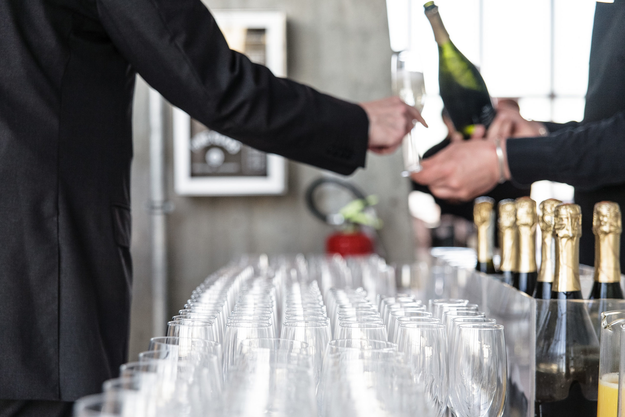 Man Holding Champagne Glass