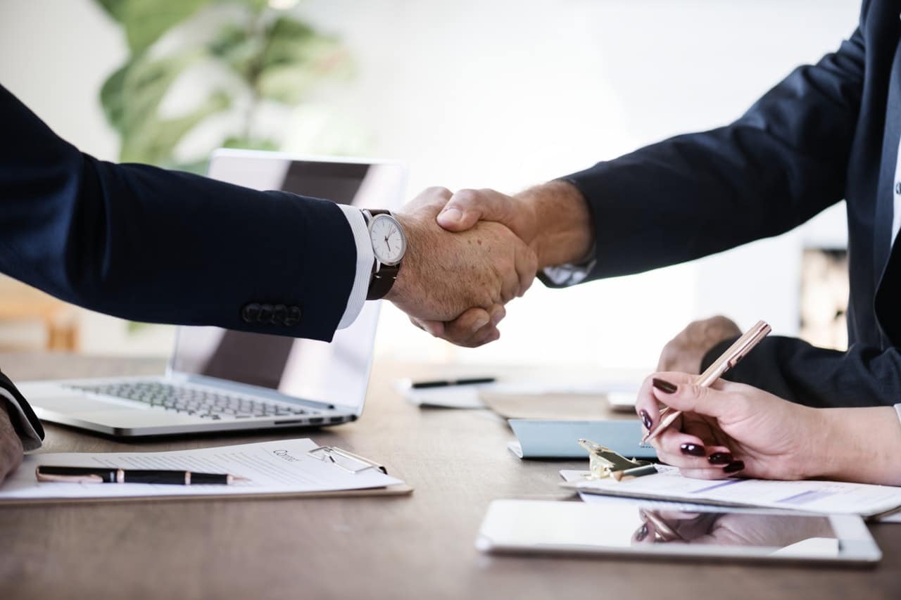 Businessmen Shaking Hands