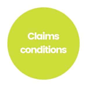 Claims conditions professional indemnity insurance